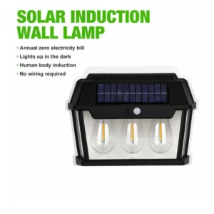 3 bulb solar sensor light 5