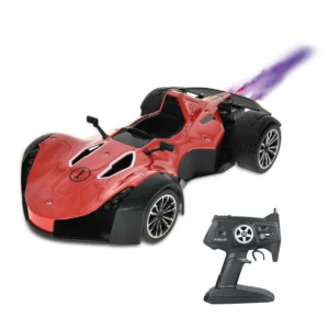 F1 Sports Remote Control Car With Smoke Effect - 1:12 Scale Remote Racing Car - Red ( Big Size )